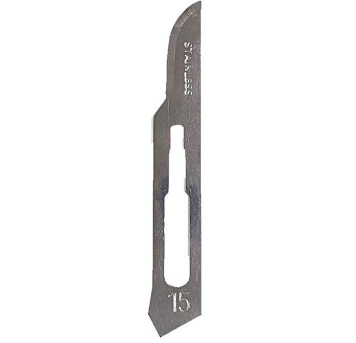 Blades Surgical Stainless Steel Size 15 Sterile  .. .  .  
